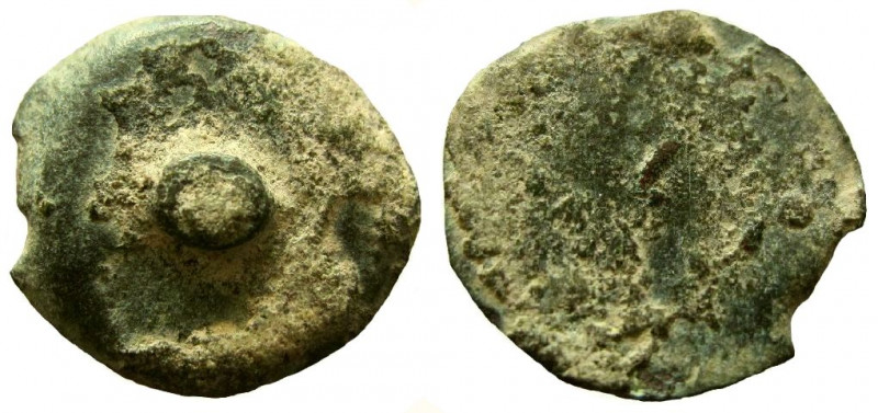 Judean Kingdom, Alexander Jannaeus, 104-76 BC. AE Prutah.

16 mm. Weight: 2.75...