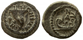 Judaea. Herod Archelaus, 4 BC-6 AD. AE 2 Prutot. Jerusalem mint.