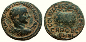 Syria. Coele Syria. Heliopolis. Valerian I, 253-260 AD. AE 27 mm.