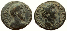 Decapolis. Gadara. Lucius Verus, 161-169 AD. AE 25 mm.