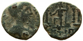 Judaea. Antipatris. Elagabalus, 218-222 AD. AE 18 mm.