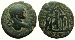 Judaea. Diospolis (Lod). Elagabalus, 218-222 AD. AE 19 mm.