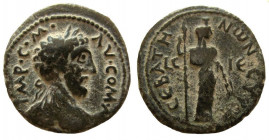 Judaea. Sebaste. Commodus, 177-192 AD. AE 26 mm.