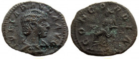 Julia Paula. Augusta, 219-220 AD. Fourée Denarius. Rome mint.