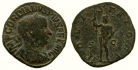 Gordian III, 238-244 AD. AE Sestertius. Rome mint.