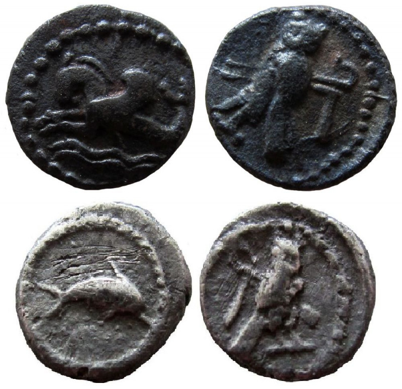 Phoenicia. Tyre. Lot of AR Obol's. 

Very fine.
Lot sold as is, no returns.