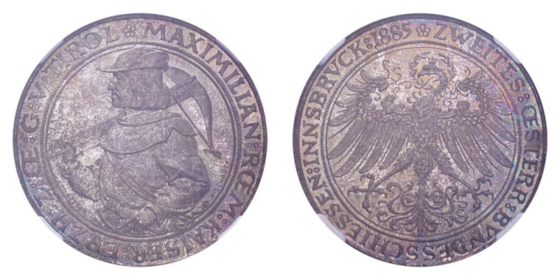 AUSTRIA: INNSBRUCK. Shooting Medal 1885, Innsbruck. Fruehwald 1913; Peltzer 1879...