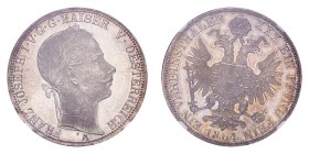 AUSTRIA. Franz Joseph, 1848-1916. Taler 1864-A, Vienna. Frühwald 1418, Herinek 449, Voglhuber 320. Sought after in this gem uncirculated condition. In...