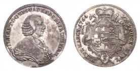 GERMANY: PADERBORN. Wilhelm Anton, 1763-82. 2/3 Taler 1764, Neuhaus. 13.96 g. Schwede 294 A/a, Weingartner 213. AEF.