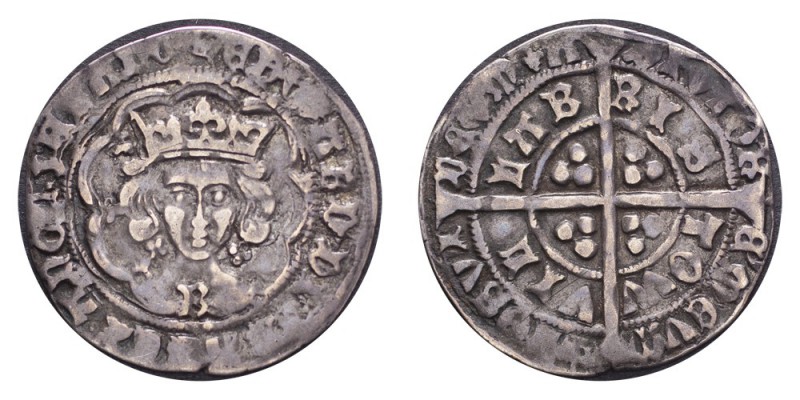 GREAT BRITAIN. Edward IV, 1461-1483. Groat , Bristol, first reign, mm. crown, B ...