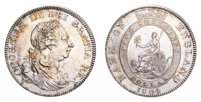 GREAT BRITAIN. George III, 1760-1820. Bank of England Dollar 1804, London. 26.62...
