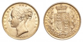 GREAT BRITAIN. Victoria, 1837-1901. Gold Sovereign 1852, London. 7.99 g. S-3852C. AEF.