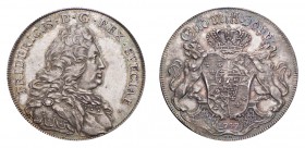 SWEDEN. Frederick I, 1720-51. Riksdaler 1747, Stockholm. Dav. 1728; KM# 423. A few fine scratches in obverse field by king's forehead, otherwise a rem...