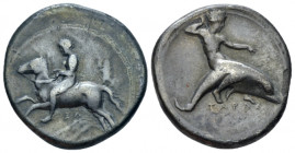 Calabria, Tarentum Nomos circa 405-400 - Ex Ratto 28 January 1929, Còte, 118 and Glendining 25 October 1955, Lockett, 123 sales. From the collection o...