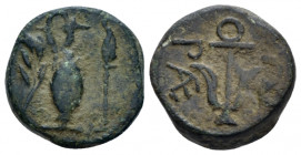 Lucania, Paestum Semis circa 90-44. From a private British collection