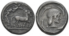 Sicily, Syracuse Tetradrachm circa 480-475 - From the collection of a Mentor.