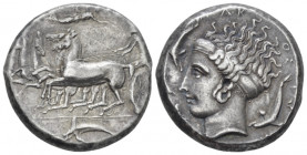 Sicily, Syracuse Tetradrachm, in the style of Eukleidas circa 405