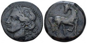 The Carthaginians in Sicily and North Africa, Carthago Trihemishekel circa 203-201 - From the collection of a Mentor.