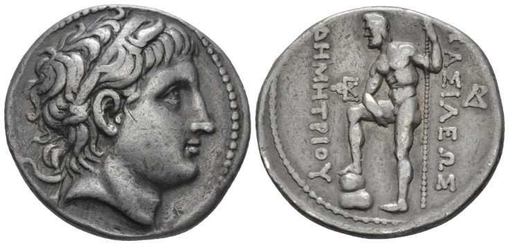 Kingdom of Macedon, Demetrius Poliorcetes, 294-288 Amphipolis Tetradrachm circa ...