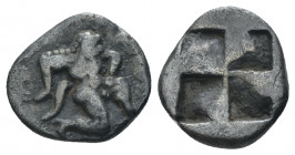 Island of Thrace, Thasos Diobol circa 525-463 - From the collection of a Mentor.