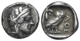 Attica, Athens Drachm circa 454-404 - From the collection of a Mentor.
