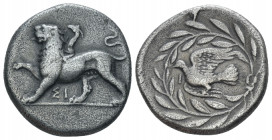 Sicyonia, Sicyon Drachm early 330 - From the collection of a Mentor