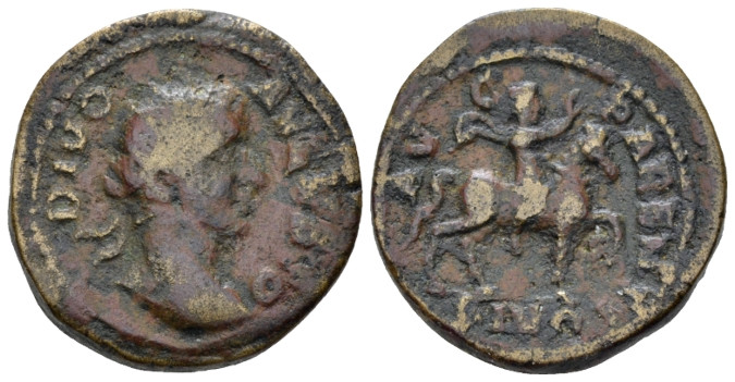 Macedonia, Philippi Divus Augusts. Bronze Reign of Gallienus, Æ 23.50 mm., 11.76...