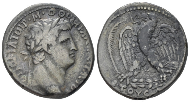 Otho, 15 January – mid April 69 Tetradrachm Antiochia 69, AR 27.00 mm., 14.47 g....