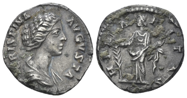 Crispina, wife of Commodus Denarius Rome circa 180-183, AR 17.00 mm., 3.01 g.
D...