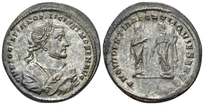 Diocletian, as Senior Augustus, 305-311/2. Follis Londinium circa 305-307, billo...