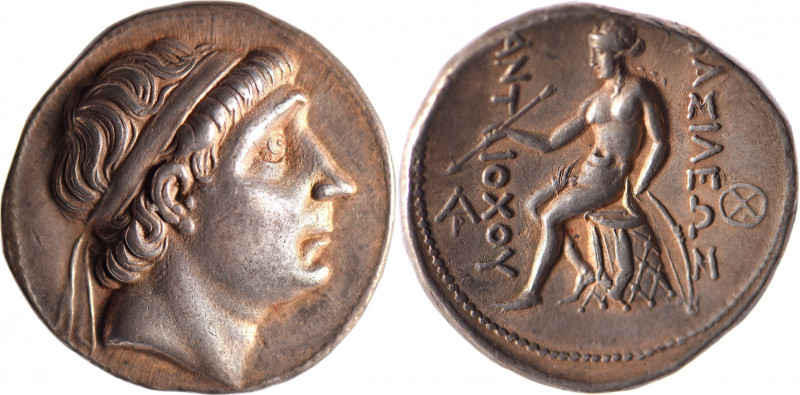 SYRIE, Antiochus I (281-261). Tétradrachme (17.04 g) au buste diadémé du roi. R/...