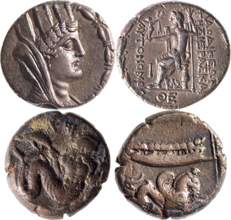 SELEUCIDE et PIERIE, Laodicée (82-48). Tétradrachme (14.8 g) au buste drapé et t...