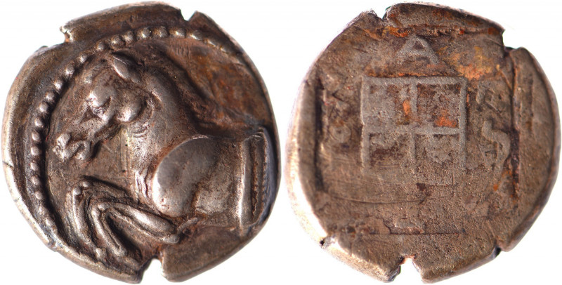 THRACE, Maronée (495-448). Didrachme (7.31 g) au protomé de cheval au galop. R/ ...