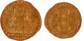 PHILIPPE VI (1328-1350). Ecu à la chaise. Dy 249.TB, a été monté