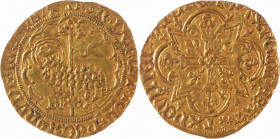 CHARLES VI (1280-1422). Agnel d’or. Dy 372. TB