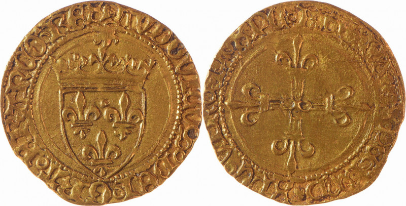 LOUIS XII (1498-1514). Demi écu d’or au soleil. Dy 648. Rare et TTB à superbe...