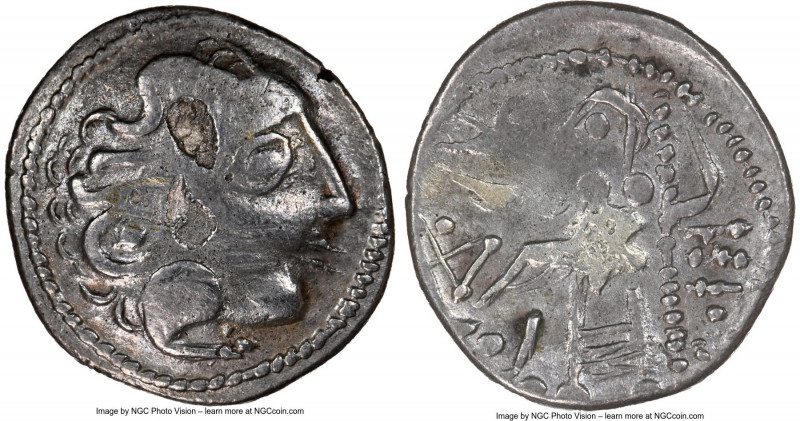 DANUBE REGION. Balkan Tribes. Ca. 3rd-2nd centuries BC. AR drachm (15mm, 1h). NG...