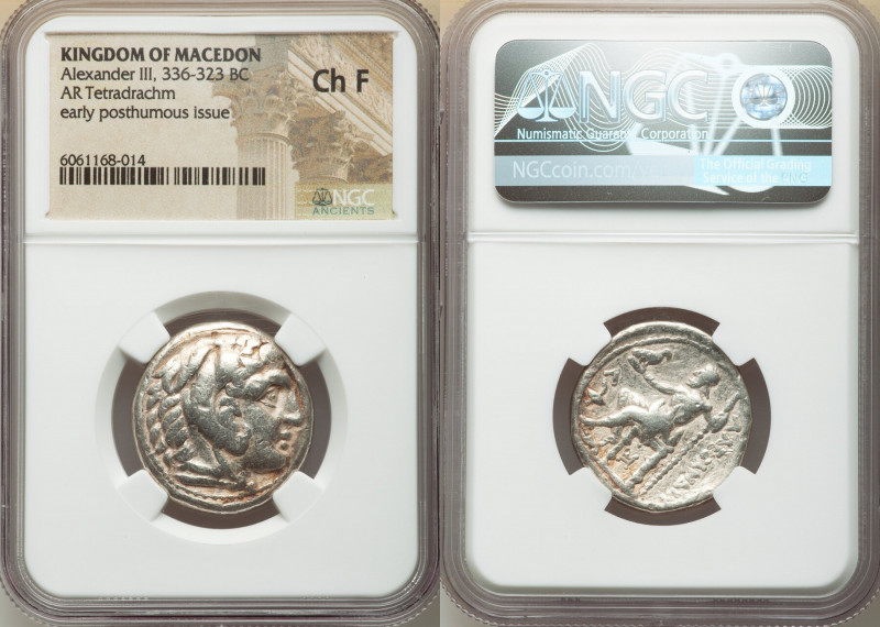 MACEDONIAN KINGDOM. Alexander III the Great (336-323 BC). AR tetradrachm (26mm, ...