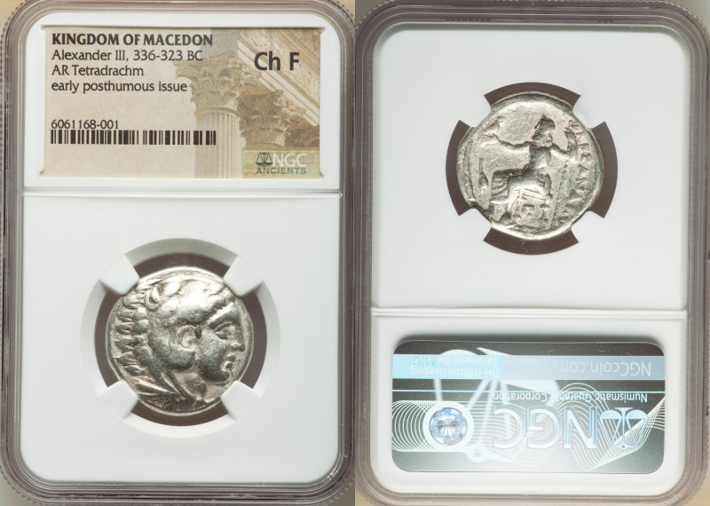 MACEDONIAN KINGDOM. Alexander III the Great (336-323 BC). AR tetradrachm (25mm, ...