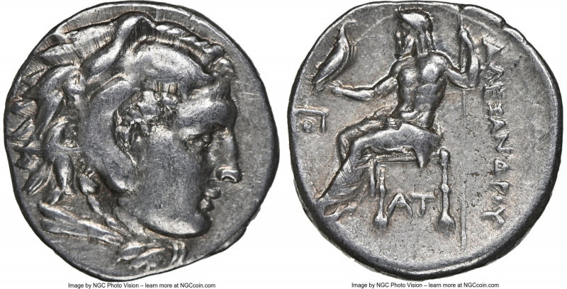 MACEDONIAN KINGDOM. Alexander III the Great (336-323 BC). AR drachm (18mm, 7h). ...