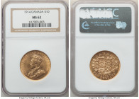 George V gold 10 Dollars 1914 MS62 NGC, Ottawa mint, KM27. AGW 0.4838 oz. 

HID09801242017

© 2022 Heritage Auctions | All Rights Reserved