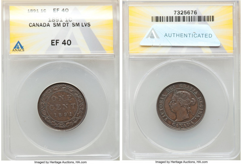 4-Piece Lot of Certified Assorted Issues ANACS, 1) "Small Date Small Leaves" Cen...
