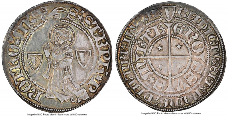 Metz. City Gros ND (1300-1500) MS63 NGC, Metz mint, Rob-8932. 26mm. 2.87gm. Past...