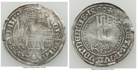Bremen. Johann III von Rode 4 Grote 1499 VF (Edge Damage), Jungk-125. 30.3mm. 3.06gm. IOh'S DЄI · GR' ΛRC' · ЄPI' · BR' St. Peter seated facing / mOnЄ...