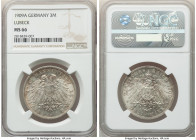 Lübeck. Free City 3 Mark 1909-A MS66 NGC, Berlin mint, KM215. Mauve-gray toning with underlying luster. 

HID09801242017

© 2022 Heritage Auctions...
