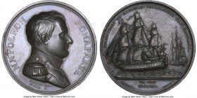 "Surrender of Napoleon" bronze Medal 1815-Dated (1820) MS62 Brown NGC, BHM-884, Eimer-1078, Bram-1691. 40mm. From Mudie's National Medals series By We...