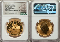Elizabeth II gold Proof "Mayflower 400th Anniversary" 100 Pounds (1 oz) 2020 PR69 Ultra Cameo NGC, KM-Unl. Mintage: 500. First day of Issue. AGW 1.000...