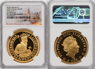 Elizabeth II gold Proof "King James I" 200 Pounds (2 oz) 2022 PR70 Ultra Cameo NGC, KM-Unl. Mintage: 221. British Monarchs Series. First Releases. Com...