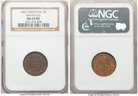 Luiz I copper Pattern 5 Reis 1863 MS63 Brown NGC, KM-Pn130. Darkly toned obverse. 

HID09801242017

© 2022 Heritage Auctions | All Rights Reserved...