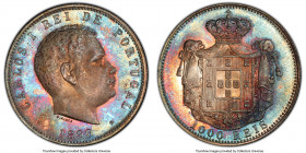 Carlos I 1000 Reis 1899 MS64 PCGS, Lisbon mint, KM540. One year type. Colorful toned near gem. 

HID09801242017

© 2022 Heritage Auctions | All Ri...